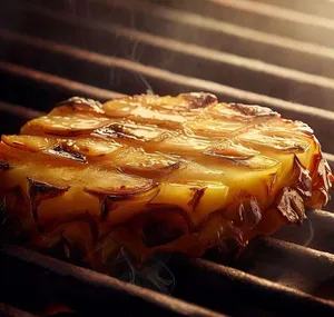 Foto da receita de Abacaxi Grelhado com Canela e Mel