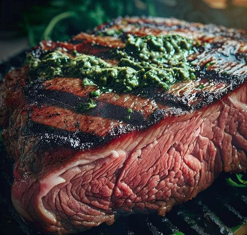 Foto da receita: Bife Ancho com Chimichurri