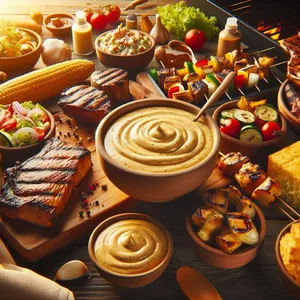 Foto da receita de  Creme de Alho para Churrasco