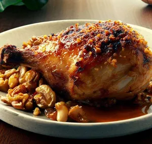 Foto de Frango com Crosta de Castanhas