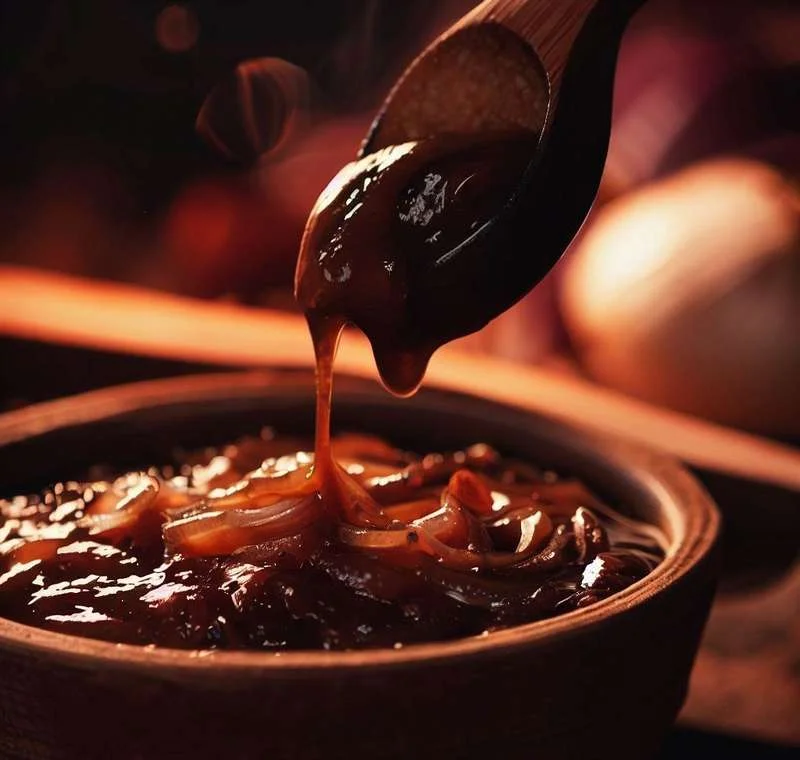 Foto da receita: Molho de Cebola pra Churrasco