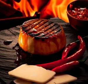 Foto de Queijo Coalho Grelhado com Geleia de Pimenta